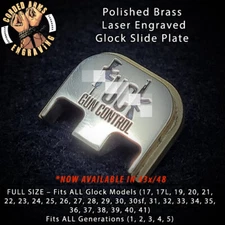 F G Control -  FITS Glock Rear Slide Plate Back Plate for Gen 1-5