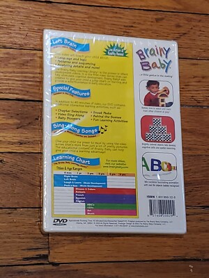 Brainy Baby - Left Brain/Classical Tunes (DVD, 2003) Sealed