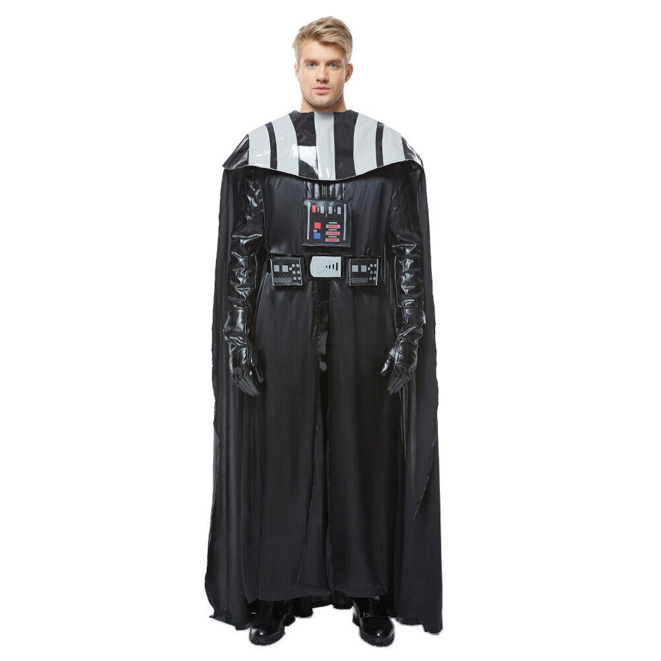 Darth Vader Anakin Skywalker Disfraz Disfraz Conjunto Hombre Uniforme Halloween Traje Foto 2 de 4