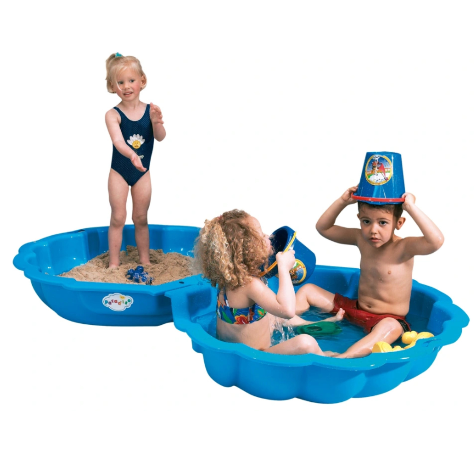 Blau Maxi Muschel Muschel Set Sandkasten Kinder Kleinkind Spiel Spielzeug Outdoor Garten Sommer Spaß