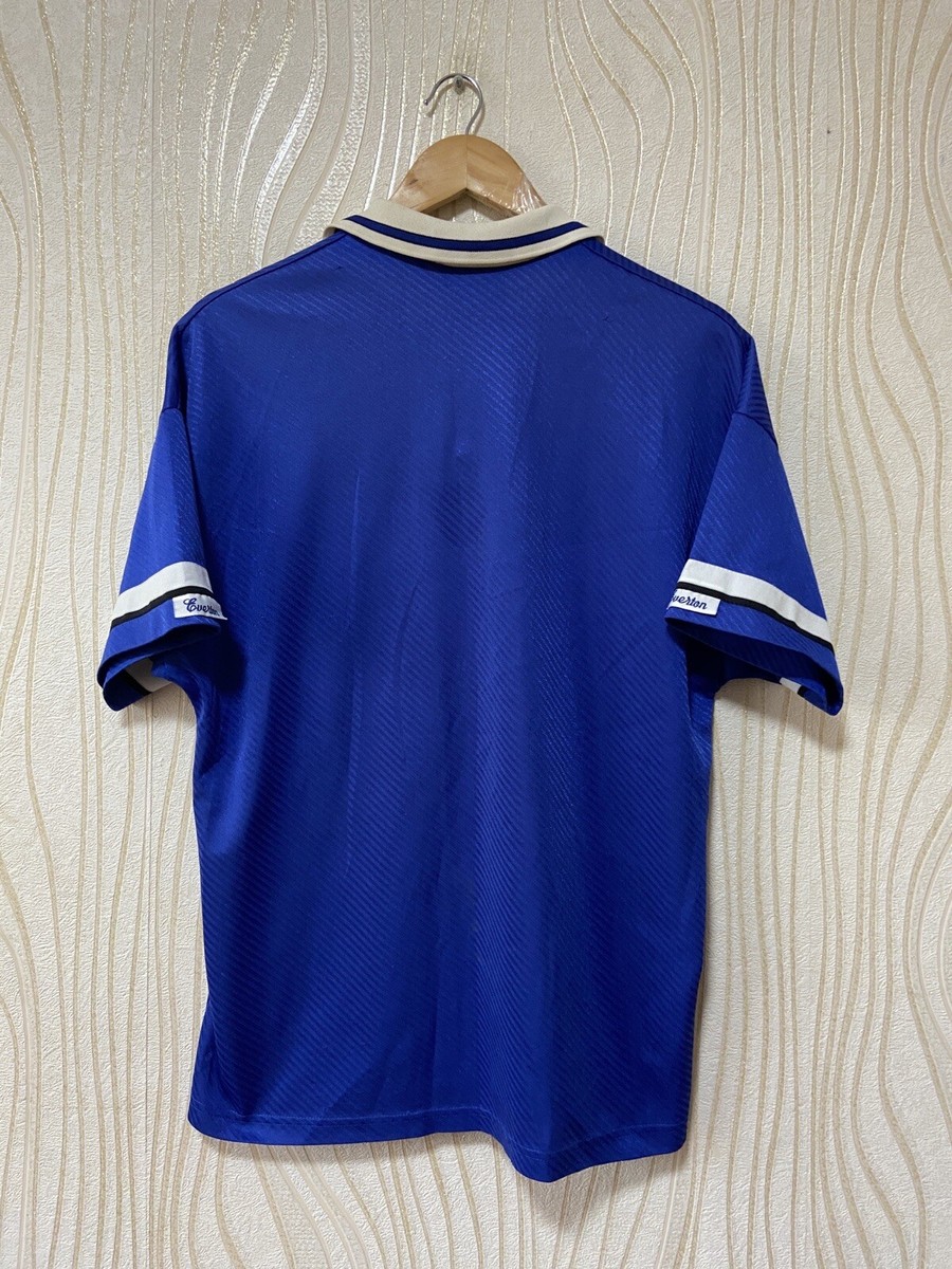 UMBROエバートンFC 95/96 ホーム Lサイズ 青タグ UMBROエバートンFC 95/96 ホーム Lサイズ 青タグ - メルカリ