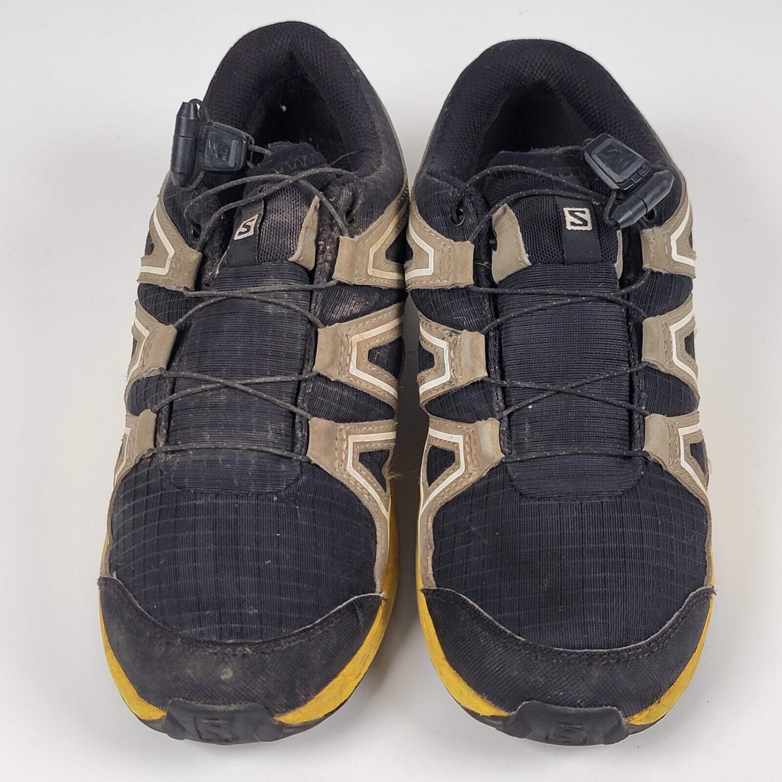 Sneakers Salomon Speedcross da donna taglia 6 US 38 nere gialle trail running