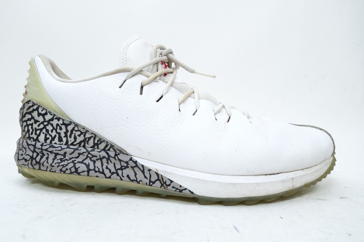 Nike Air Jordan ADG Golf Shoes White Cement Spikeless AR7995-100