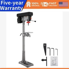 🆒13" Floor Drill Press 7.5 Amp 120V 288-3084 RPM Variable Speed Cast Iron NEW