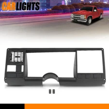 Speedometer Dash Bezel Cluster Trim Black Fit For 1988-1994 Chevy GMC C/K Truck