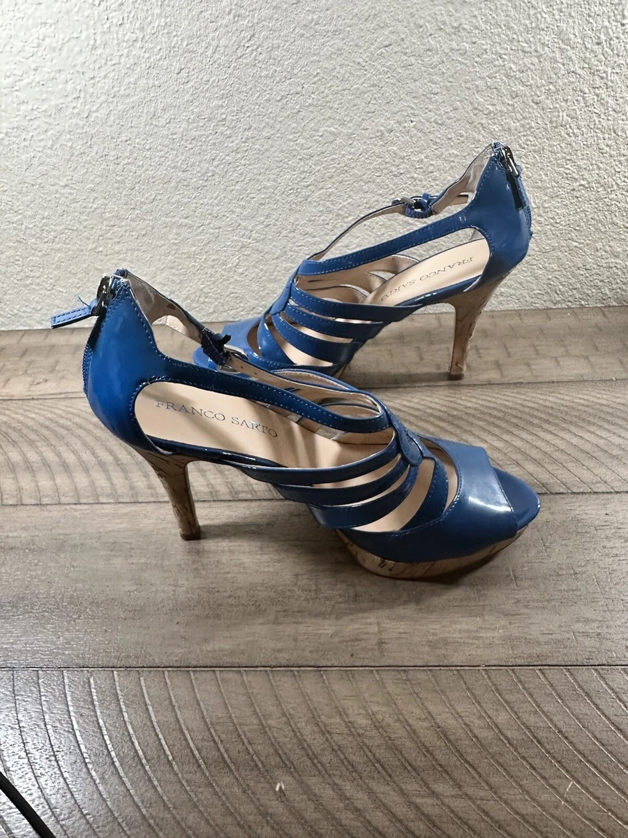 Franco sarto sales blue shoes