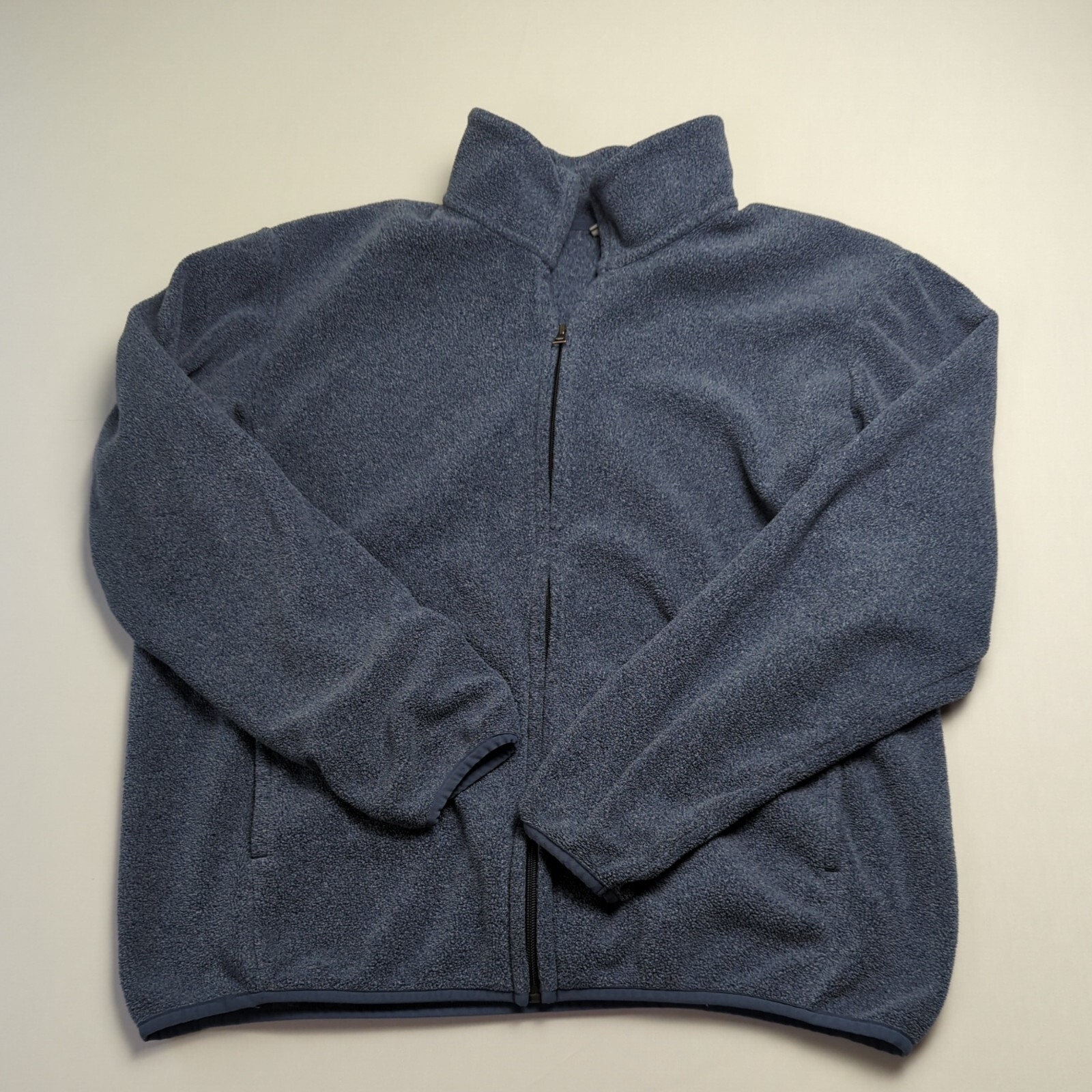 Uniqlo Mens Blue Full Zip Fleece 