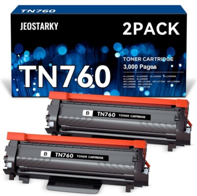 TN760 Toner for Brother Printer Compatible Replacement