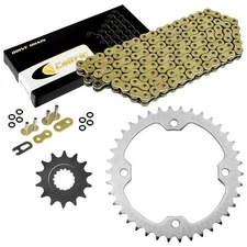 Gold O-Ring Drive Chain & Sprockets Kit for Yamaha Raptor 700 YFM700R 2006-2016