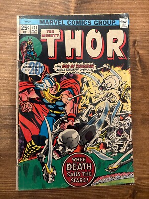 The Mighty Thor #241 - 1975 -  Skeleton Cover 