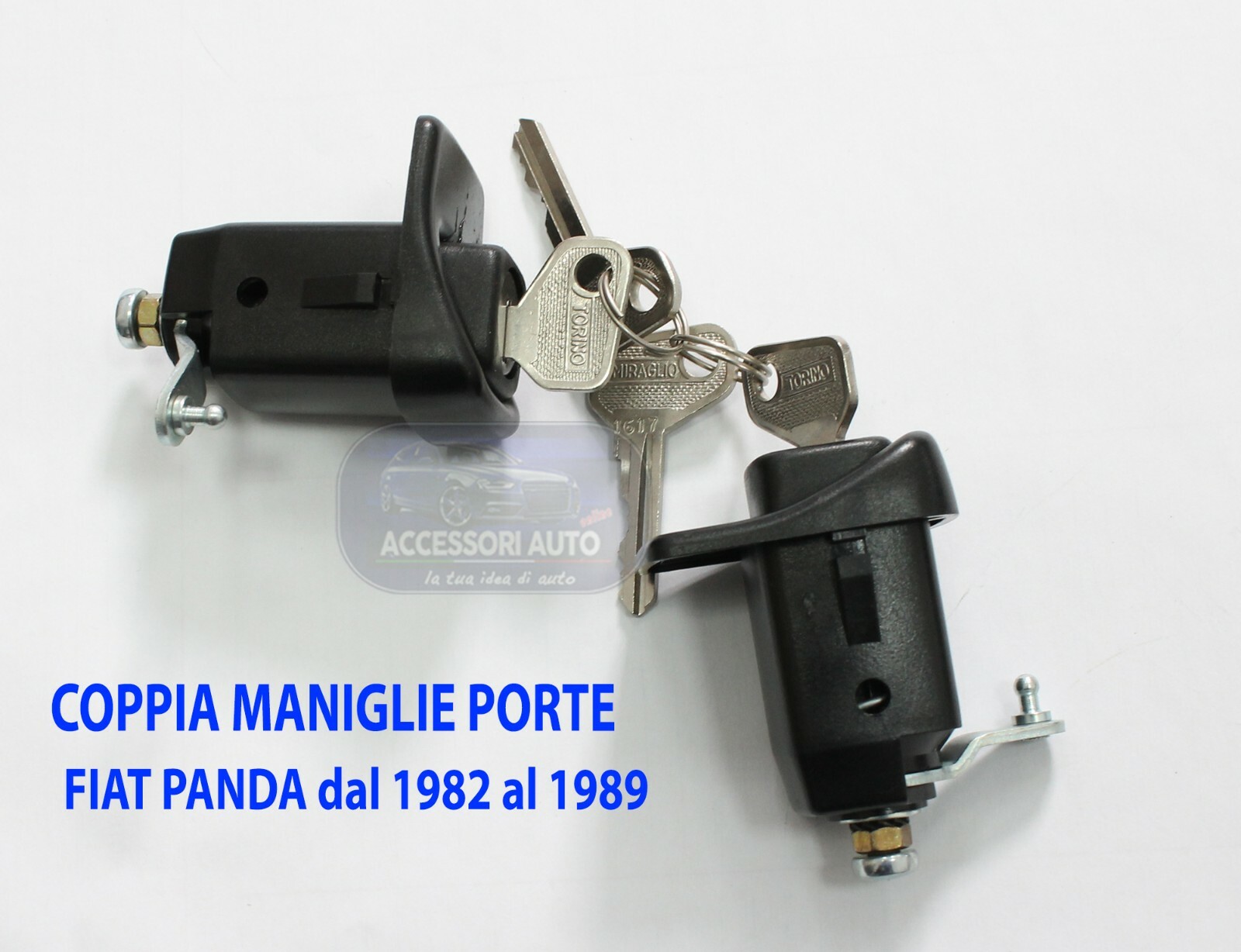 Maniglie per Fiat Panda Van Esterne Sportelli Portiere Sx Dx per Porte Maniglia - Immagine 1