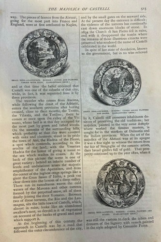 1878 China Majolica of Castelli illustrated - Picture 2 of 4