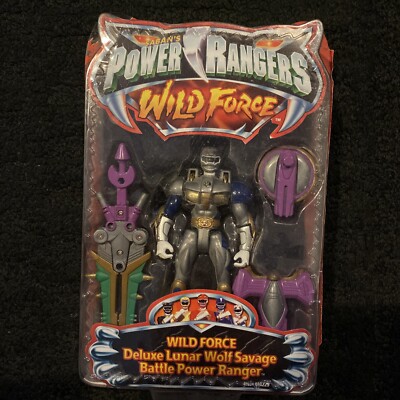 power ranger wild force deluxe lunar wolf savage battle power