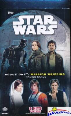 2016 Topps Star Wars Rogue One Mission Briefing Factory Sealed HOBBY Box-2 HITS