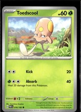 Pokemon Toedscool 016/182 Paradox Rift Non Holo Common  4 Card Lot