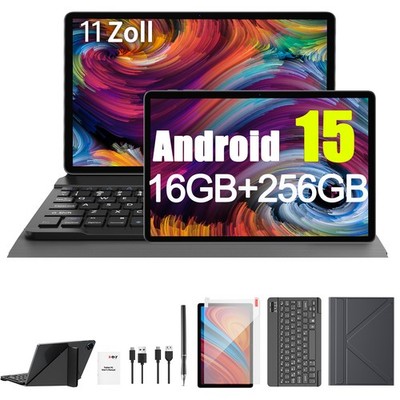 2025 New Android 15 Tablet 11'' 16GB+256GB 5GWIFI 8-Core IPS 8000mAh Widevine L1