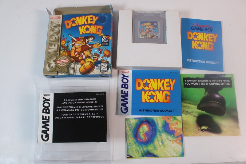 Donkey Kong (Nintendo Game Boy, 1994) CIB Authentic Tested Complete In Box