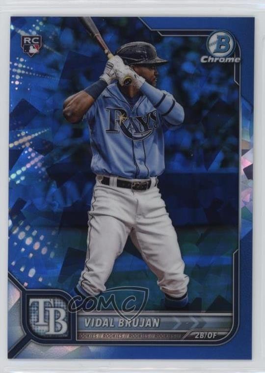 2022 Bowman Chrome Sapphire Edition Vidal Brujan #89 1k1b