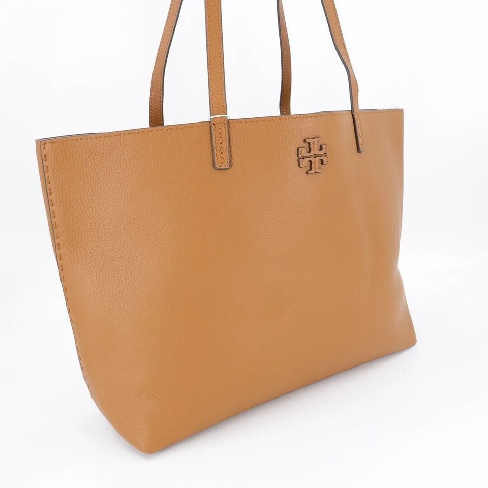 Bolso de Mano Tory Burch McGraw Cuero Tiramisú Marrón Foto 4 de 4