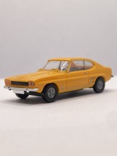 Ford Capri Coupe Oldtimer classic sport car Youngtimer orange PKW Wiking H0 1:87