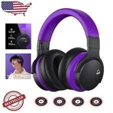E7 Active Noise Cancelling Headphones, 30-Hr Battery, Deep Bass, Comfort