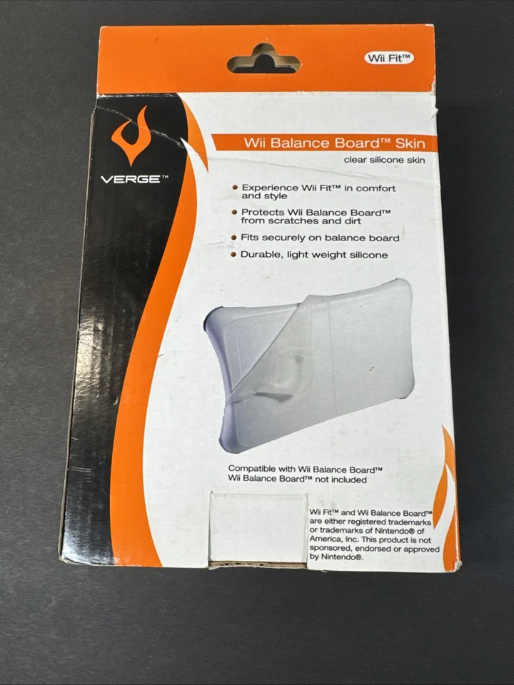 Verge Wii Balance Board Skin Clear Silicone Skin NEW - Image 3 of 4