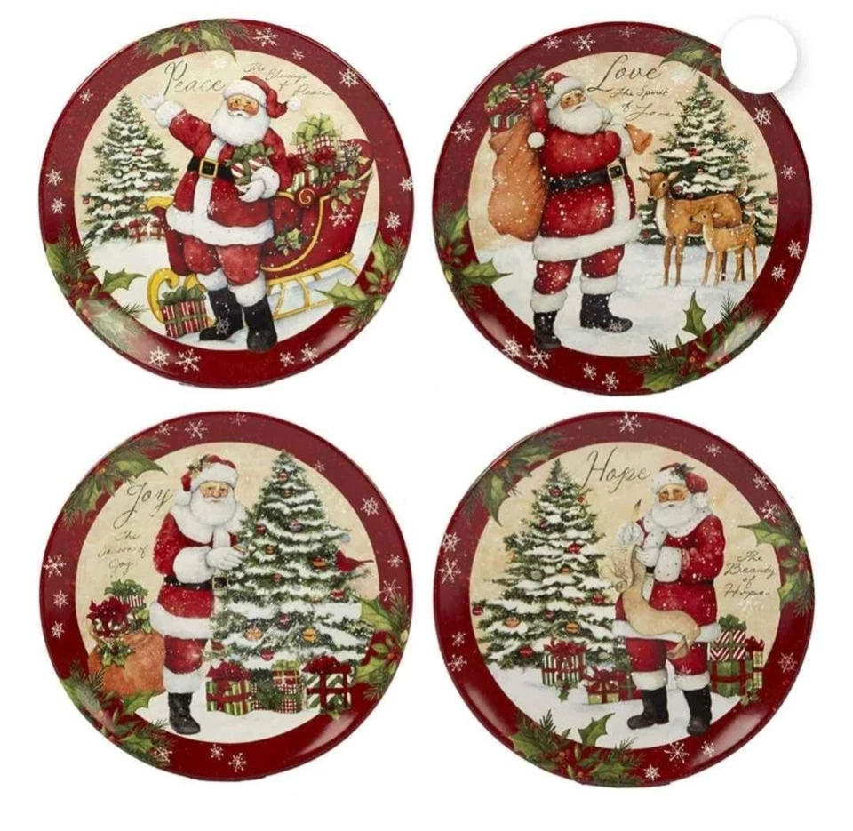 Juego de vajilla de 16 piezas certificado International Holiday Wishes, servicio para 4 Foto 3 de 4