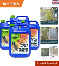 240m² Green Mould Killer – 4 x 5L Concentrated Cleaner for Outdoor Surfaces