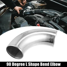 Car OD 4" Leg Length 4" Intercooler Pipe Air Intake Tube 90 Degree Bend Elbow