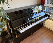 Lexington Upright Full-Sized Piano, 88 Keys, Black, Good Condition