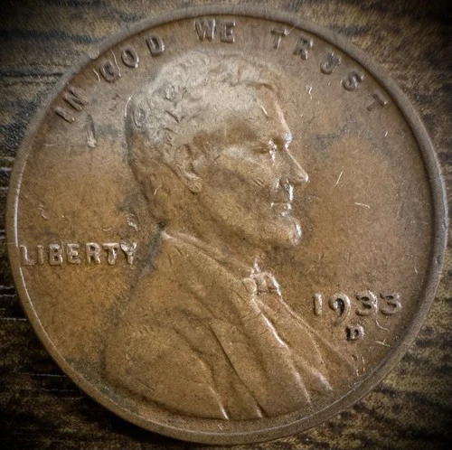 1933-D Lincoln Wheat Cent XF/AU BETTER DATE
