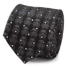 Star Wars Stormtrooper Dotted Black Tie