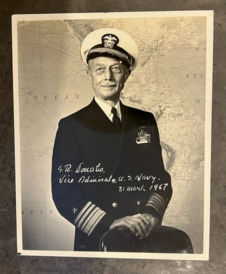 #ad #ad Vice Admiral Glynn R. Donaho US Navy Signed Autograph 1967 $149.95