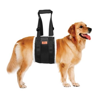 Adjustable Dog Lift Harness Sling for Large Dogs Hind Leg Large, Black