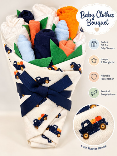 HALLOWEEN Themed Baby Clothes Bouquet – Baby Blossom Company
