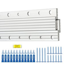 French Cleats 50 inch - Supports 500 lbs - Heavy Duty Z Bar Hanger for Pictur...