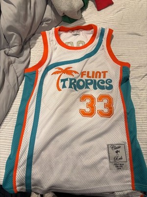 Flint Tropics Jackie Moon #33 Semi-Pro Basketball Jersey