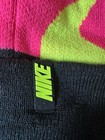 NEW Nike Women’s Beanie Pom Hat Black Pink Yellow One Size — photo 2