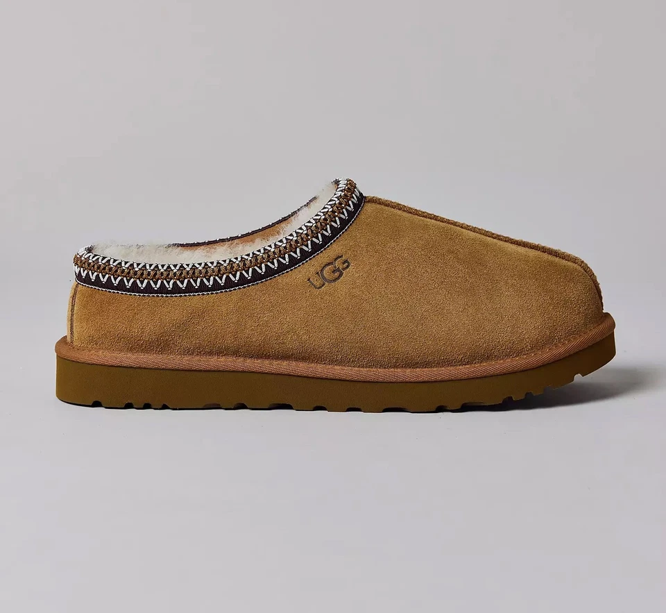 Nuevo en Caja Para Hombre 100% Genuino UGG Tasman Informal Zapatillas Zapatos Castaño Foto 2 de 4