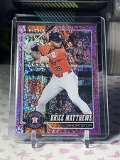 2026 Topps Series 1 Celebration Pink Confetti Foil Brice Mathews #132 RC Astros