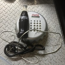 Vintage Coke Cola Phone Landline Telephone Wall Mount