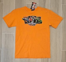 Vintage Mighty Morphin Power Rangers T-Shirt Youth Large Y2K NWT Orange