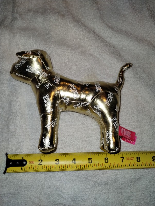 Victoria's Secret Pink Stuffed Gold Pig