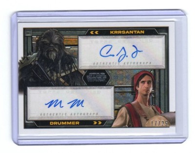 Star Wars Buch Boba Fett Dual Auto DA-JMA Carey Jones & Murphy Martin #17/25