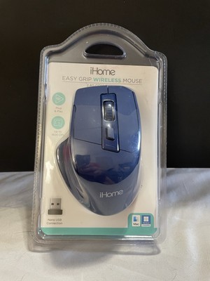 iHome Easy Grip Wireless Mouse 2.4 G Connection Up to 1600 DPI New