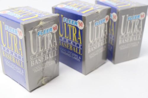 Lot of 3 1991 Fleer Ultra Update MLB Baseball Factory Sealed Set Jeff Bagwell RC - Picture 6 of 6