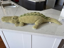 Jumbo 40" Goffa Plush Green Alligator Crocodile Stuffed Animal RARE