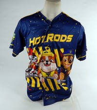 Bowling Green Hot Rods 18 Game Issued Blue Jersey Paw Patrol Night 46 Dp73096 Bowling Green Hot Rods 18 Game Issued Blue Jersey Paw Patrol Night 46 Dp73096