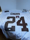 NFL Cleveland Browns Nick Chubb Signed  Custom Jersey JSA Authenticated