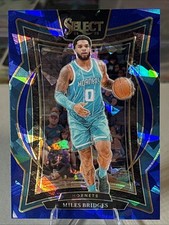 2024-25 Panini Select - Concourse Miles Bridges #8 Blue Cracked Ice Prizm